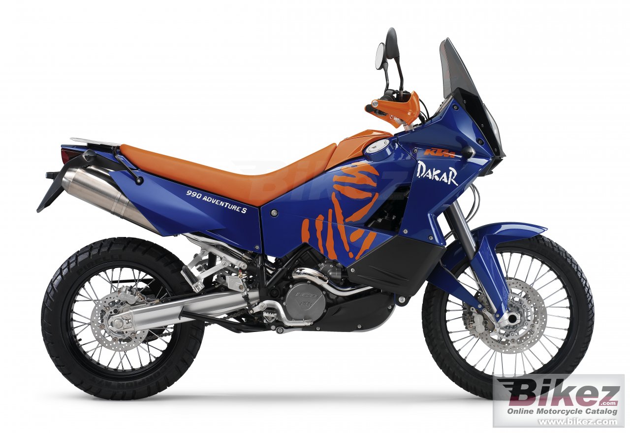 Big KTM 990 adventure s picture and wallpaper from Bikez.com